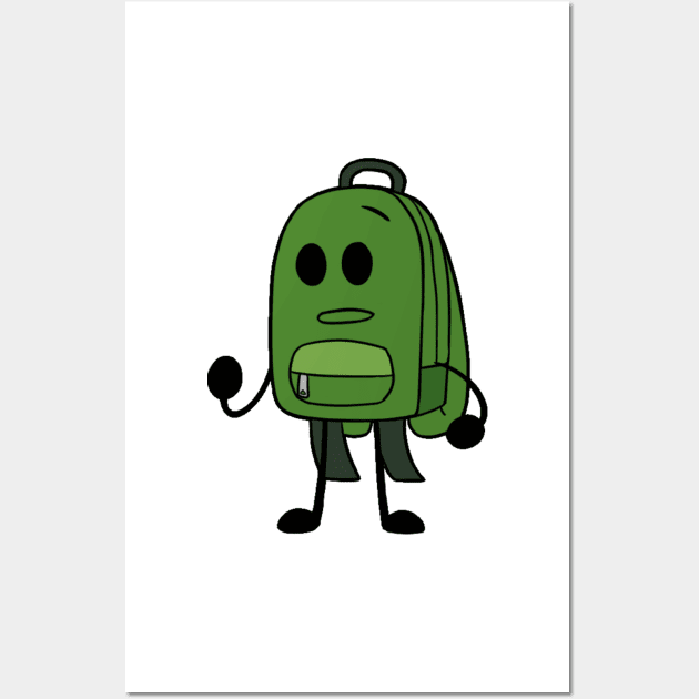 hfjONE, ONEhfj Object Show - Backpack/Liam Plecak Sticker Wall Art by CadenFeather